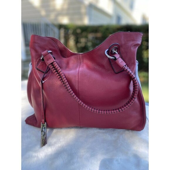 Vince Camuto Convertible Leather Tote - Myri  Shoulder Bag - Picture 3 of 6